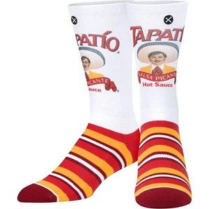 Odd Sox Tapatio Salsa Hot Sauce Men's Novelty Crew Socks Sizes 6-13